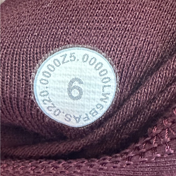 Lululemon Wunder Train High-Rise Crop 21" Heathered Cassis Sz 6 - Picture 6 of 7
